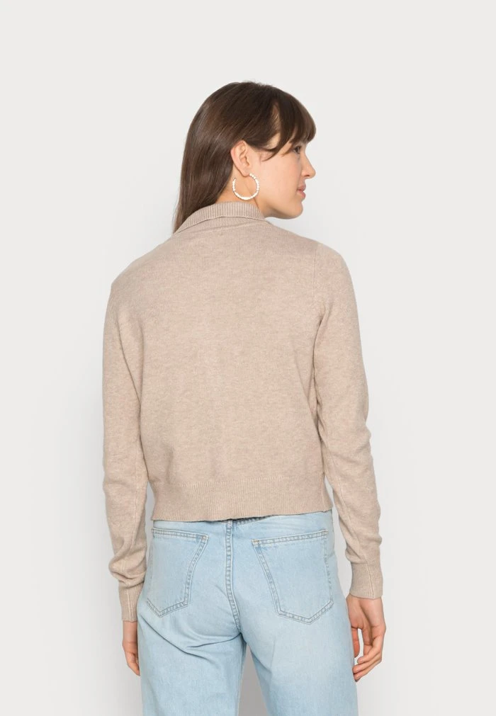 JDYMARCO COLLAR CARDIGAN - Gilet - Beige 5 JDYMARCO COLLAR CARDIGAN - Gilet - Beige – Image 3