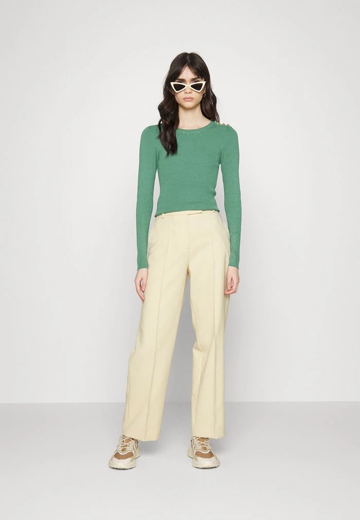 JDYPLUM O NECK BUTTON - Pullover - Sagebrush Green 4 JDYPLUM O NECK BUTTON - Pullover - Sagebrush Green – Image 2