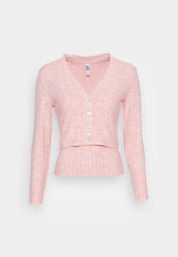 JDYMELISA SHORT CARDIGAN 2 In 1 - Débardeur - Blush Melange 6 JDYMELISA SHORT CARDIGAN 2 In 1 - Débardeur - Blush Melange – Image 4