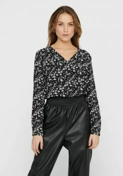 JDY T-shirt à Manches Longues - Black