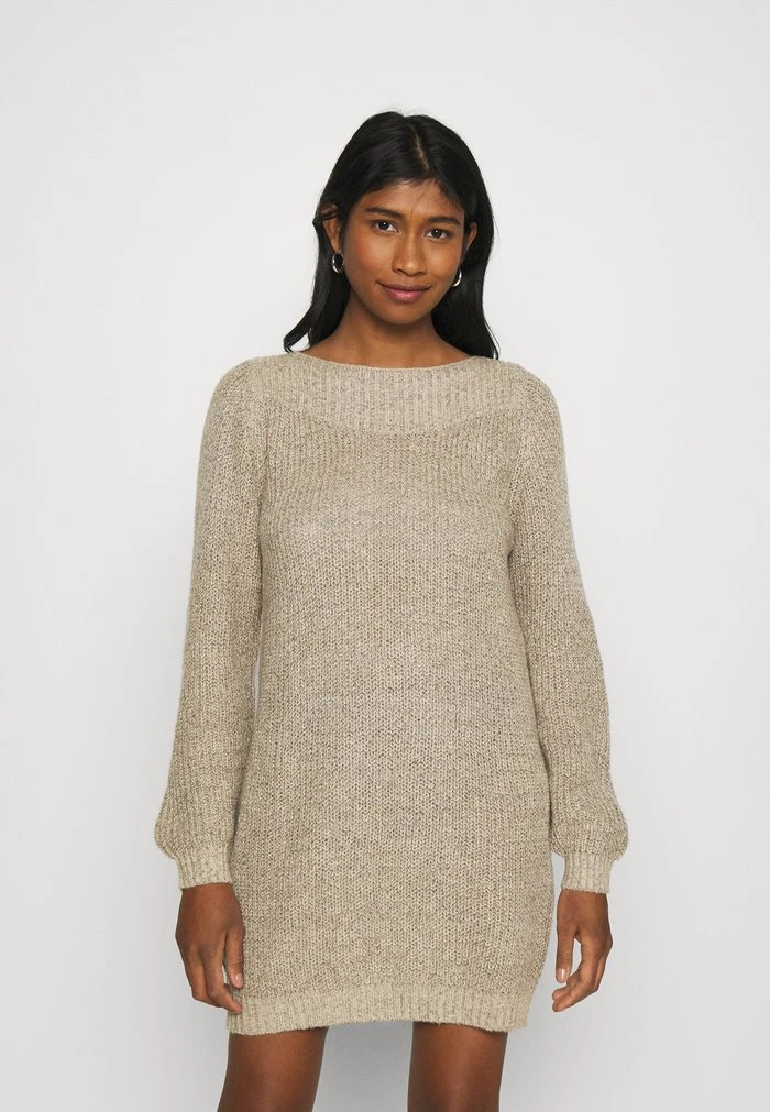 JDYWHITNEY MEGAN BOAT DRESS - Robe Pull - Beige 3 JDYWHITNEY MEGAN BOAT DRESS - Robe Pull - Beige