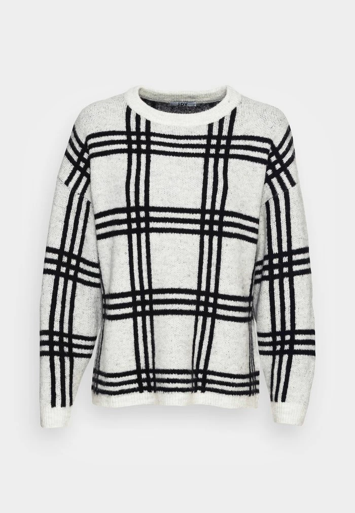 JDYLEO KIA JACQUARD - Pullover - White Melange 6 JDYLEO KIA JACQUARD - Pullover - White Melange – Image 4