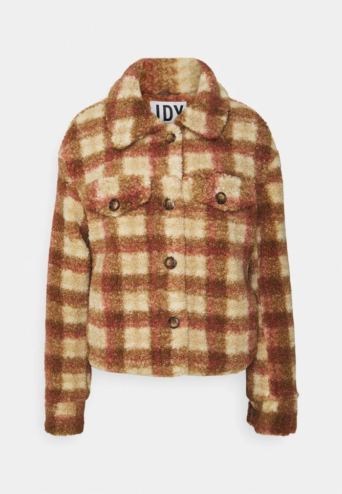 JDYELVIS SHORT JACKET - Veste D'hiver - Cloud Dancer/marsala/emperador/toasted Coconut 6 JDYELVIS SHORT JACKET - Veste D'hiver - Cloud Dancer/marsala/emperador/toasted Coconut – Image 4