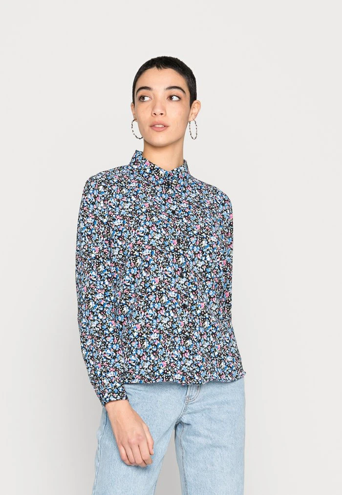 JDYBROOKE - Chemisier - Black/powder Blue 3 JDYBROOKE - Chemisier - Black/powder Blue