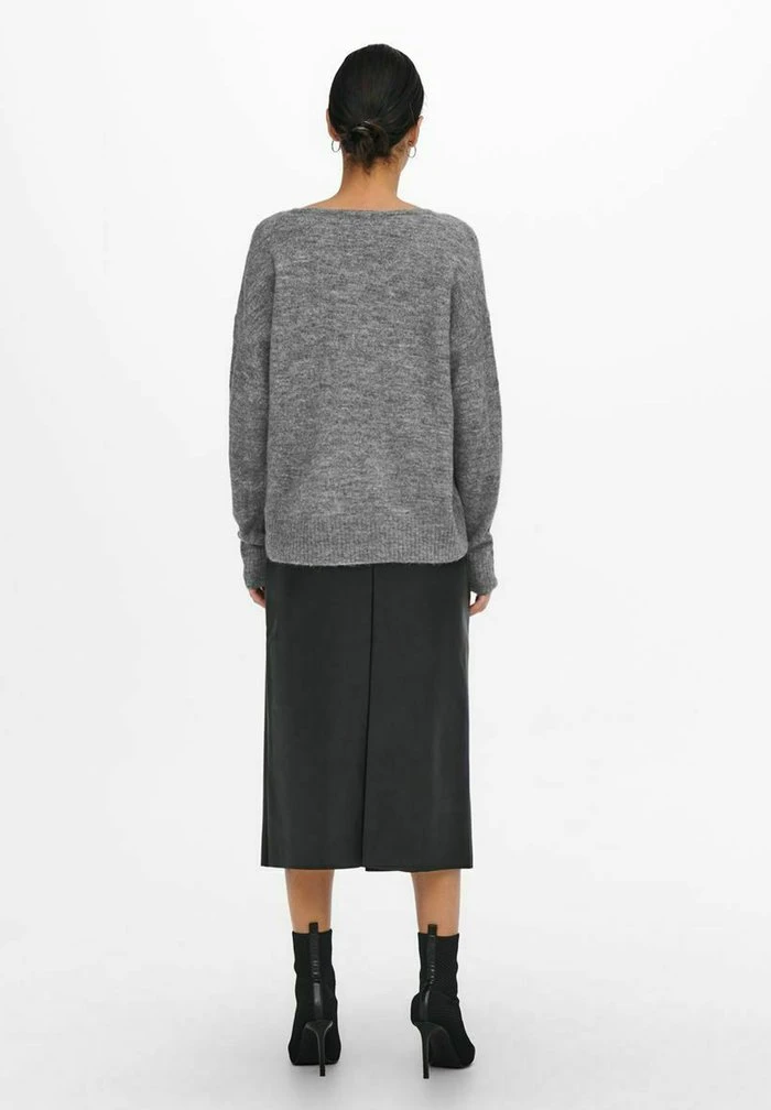 JDY ELANORA - Pullover - Dark Grey Melange 5 JDY ELANORA - Pullover - Dark Grey Melange – Image 3