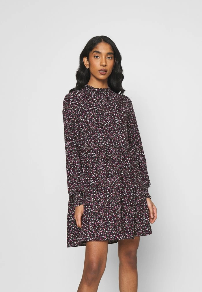 JDY PIPER - Robe De Jour - Black/pink 3 JDY PIPER - Robe De Jour - Black/pink