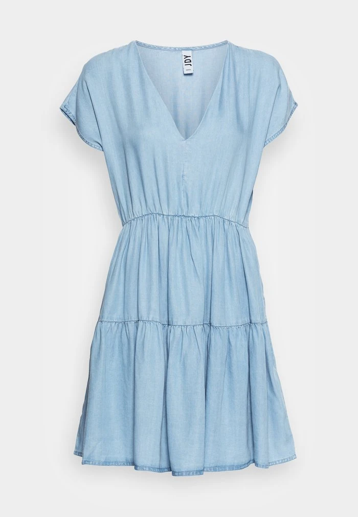 JDYAMY LIFE LAYER DRESS - Robe En Jean - Light Blue Denim 6 JDYAMY LIFE LAYER DRESS - Robe En Jean - Light Blue Denim – Image 4