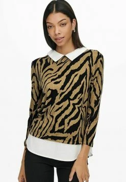 JDY OBERTEIL RAFFINIERTER - Pullover - Tigers Eye -Promos JDY Boutique fa542c713ca24192bbb430a089ee541b