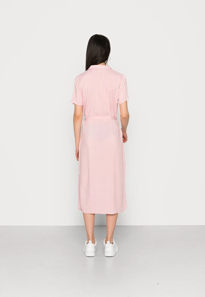 JDYELLY ABOVE CALF DRESS - Robe Chemise - Bleached Mauve 5 JDYELLY ABOVE CALF DRESS - Robe Chemise - Bleached Mauve – Image 3