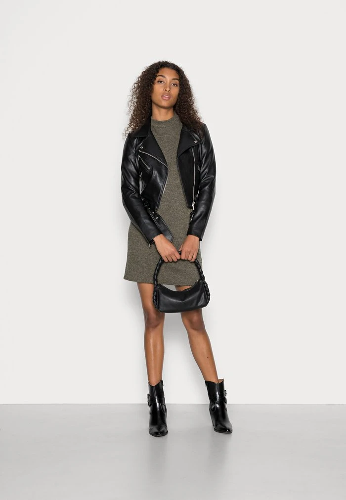 JDYEMMA NECK DRESS - Robe Pull - Melange 4 JDYEMMA NECK DRESS - Robe Pull - Melange – Image 2