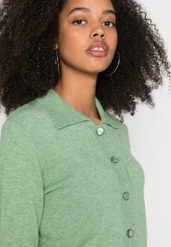 JDYMARCO COLLAR CARDIGAN - Gilet - Basil -Promos JDY Boutique fb53ecf54d5e49cca1efbfb69fcd86ae