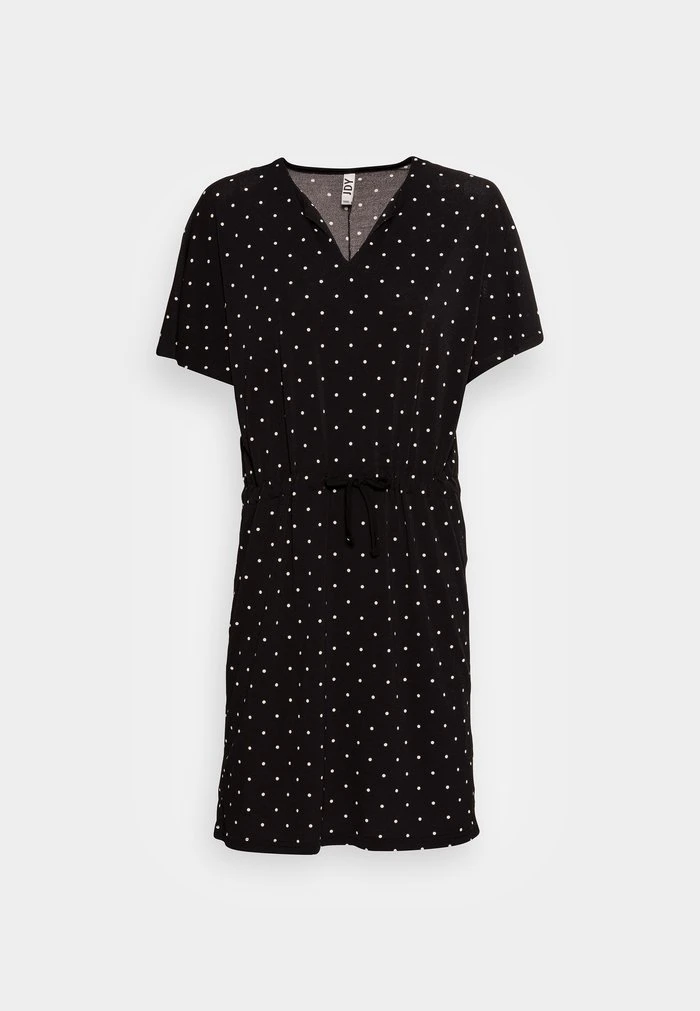 JDYALINA DRESS - Robe De Jour - Black/cloud Dancer 6 JDYALINA DRESS - Robe De Jour - Black/cloud Dancer – Image 4