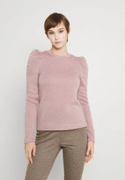JDYMIE PEARL PUFF SLEEVE - Pullover - Wood Rose