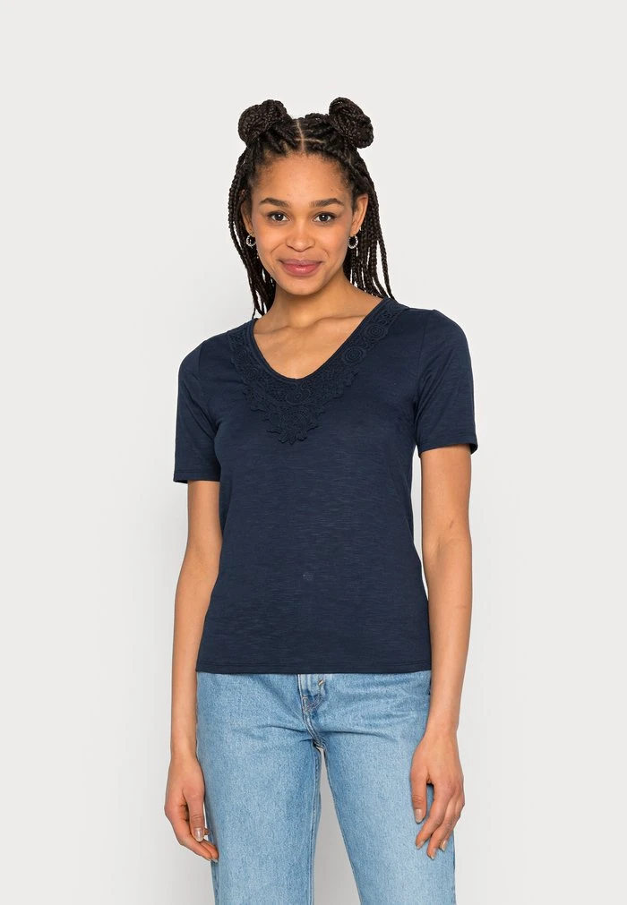 JDYDODO LACE - T-shirt Basique - Sky Captain 3 JDYDODO LACE - T-shirt Basique - Sky Captain