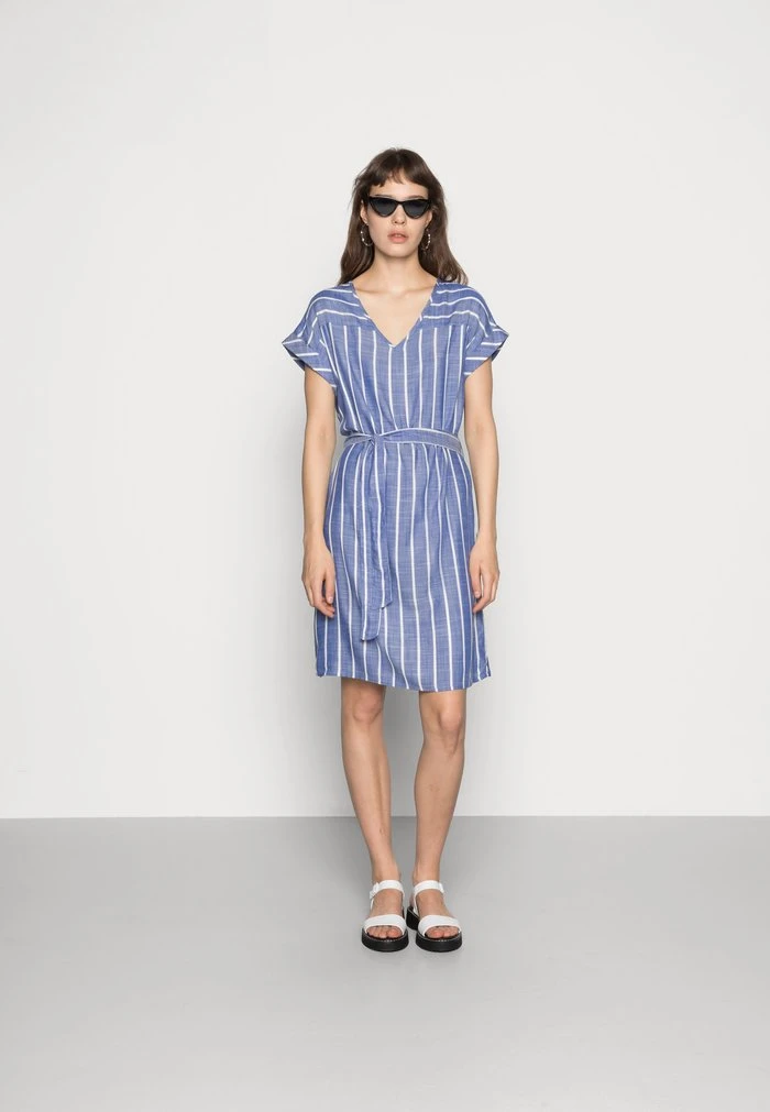 JDYJANINE DRESS - Robe De Jour - Blue/white 4 JDYJANINE DRESS - Robe De Jour - Blue/white – Image 2