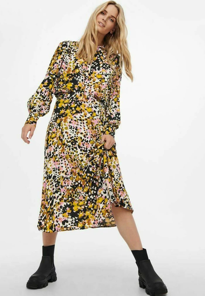 JDY GEMUSTERTER - Jupe Trapèze - Black 2 6 JDY GEMUSTERTER - Jupe Trapèze - Black 2 – Image 4