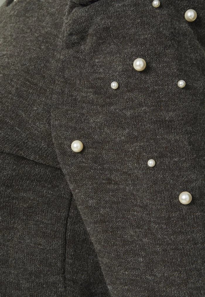 JDYMIE PEARL PUFF SLEEVE - Pullover - Dark Grey Melange 5 JDYMIE PEARL PUFF SLEEVE - Pullover - Dark Grey Melange – Image 3
